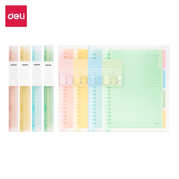 

Promo DEI BUKU NOTEBOOK BINDER OOSE EAF A5/B5 60 HAAMAN QHA560 QHB560 - A5 (QHA) Pink
