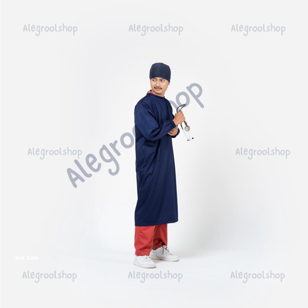 Surgical Gown Katun Jepang Premium