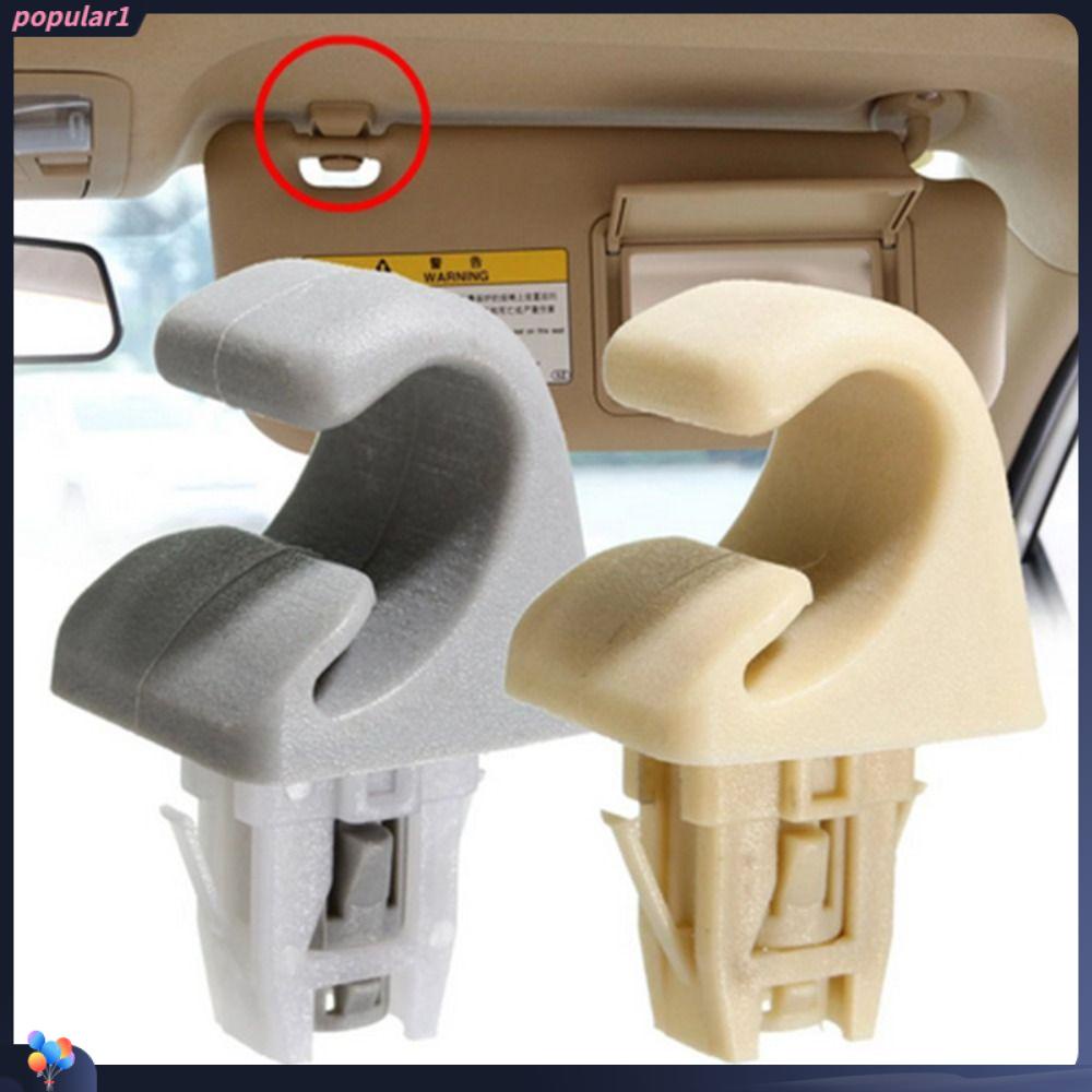 POPULAR 5pcs Klip Pelindung Matahari Bahan Plastik Abu-Abu Untuk Toyota Untuk Camry Untuk Interior Mobil Corolla
