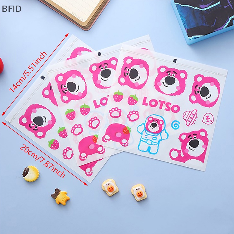 [BFID] 5pcs My Melody Kawaii Anime Kartun Stiker Cinnamoroll Kuromi Pvc Transparan Tahan Air Hias Perekat Diri Sticker [ID]