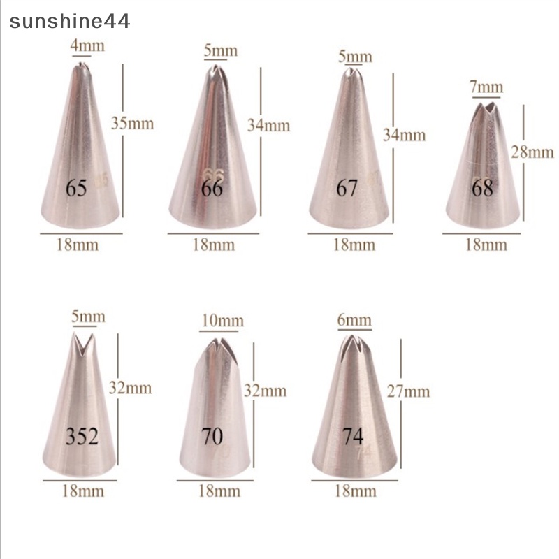 Toserbaunshine 7kuntumcs/set hisyam ̽ream ̽ips ̽tainless ̽teel ̽cing ̽iping ̽ozzles ̽ake ̽ream ̽