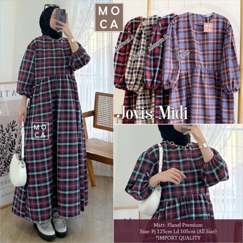 JOVIS MIDI ORI MOCA | Ld105 Flanel Premium