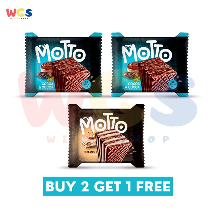 My Motto Biskuit Wafer Double Cream 34gr - Snack