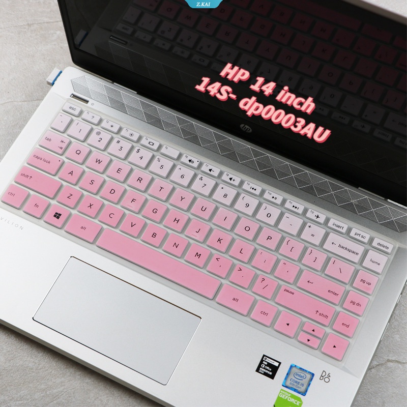 Film Pelindung Keyboard Komputer Full Coverage Bahan Silikon Untuk Film Keyboard 14-ce307 14-bs 14s-dk0xxx 14q-cs0001TX I5-8250U Komputer HP 14inch [ZK].