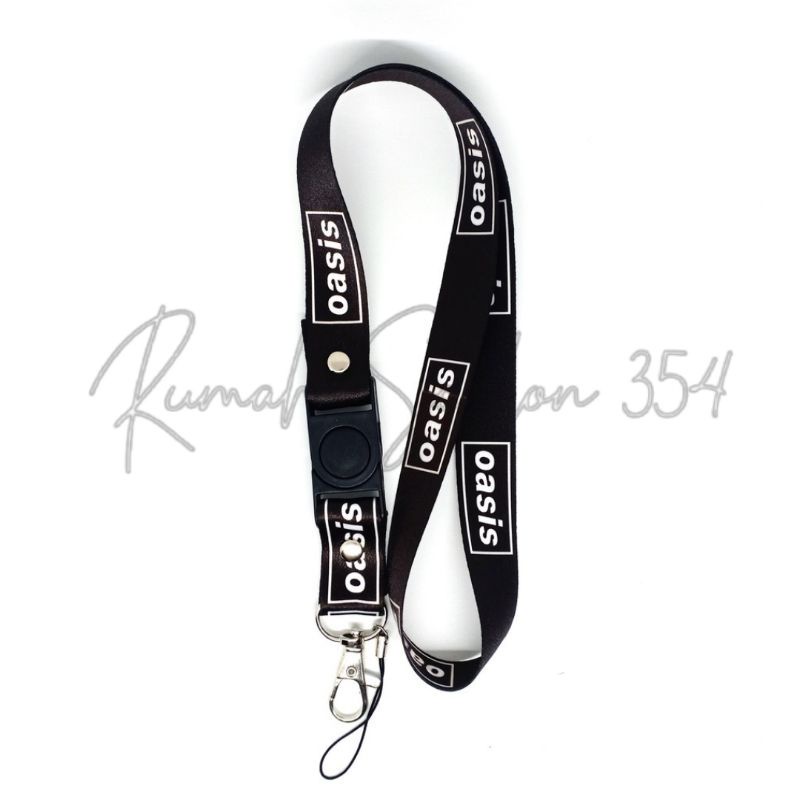 

lanyard OASIS gantungan kunci band gantungan leher