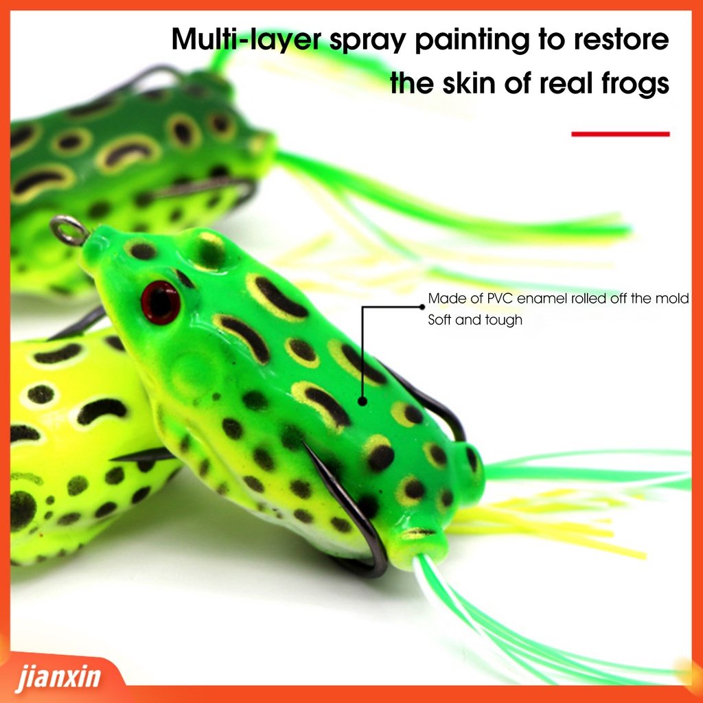 (In Stock) 5.5cm 12g Umpan Buatan Multi-layer Printing Tahan Gigit Instalasi Sederhana Thunder Kodok Menarik Ikan Hitam Umpan Palsu Untuk Memancing