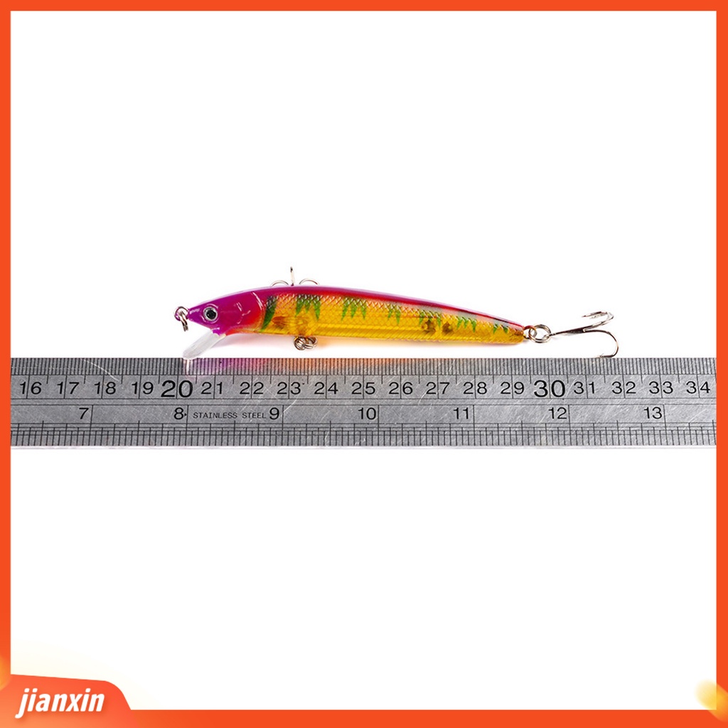 (In Stock) 9.5cm /8.5g Umpan Pancing Mini Buatan 3D Mata Warna Terang Ikan Kecil Umpan Perlengkapan Memancing
