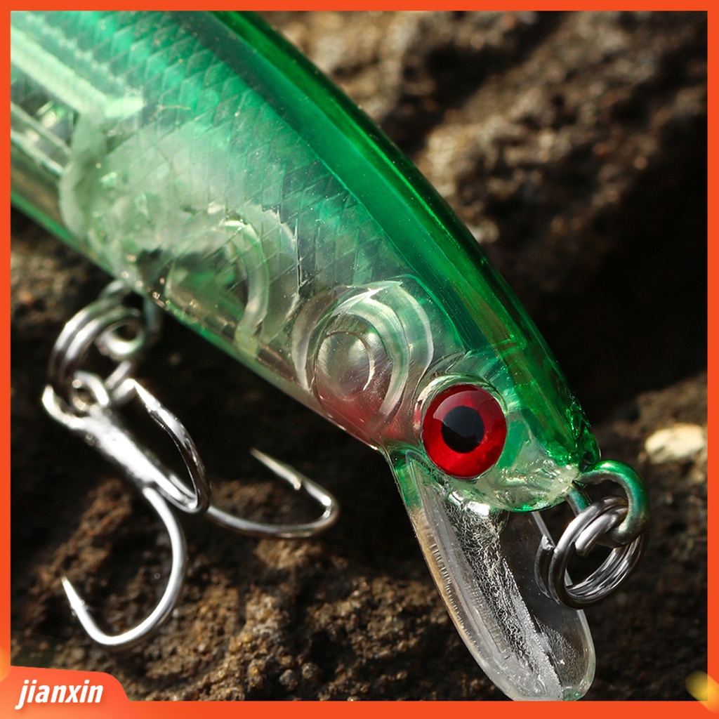 (In Stock) 7.5g 9cm Menarik Memancing Lure Simulasi Plastik Ringan Cincin Manik-Manik Umpan Buatan Untuk Outdoor