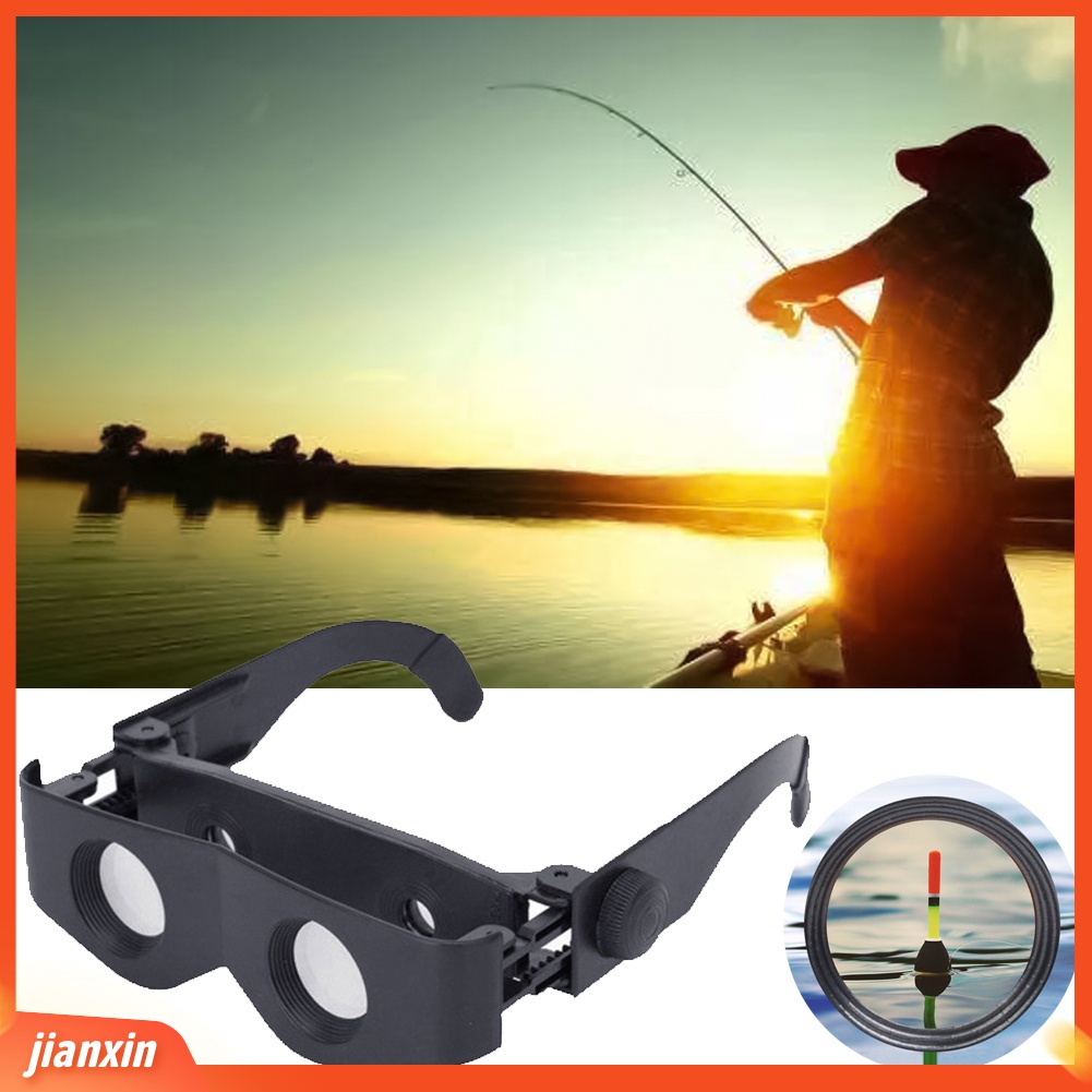 (In Stock) Kacamata Memancing Luar Ruangan Portabel Zoomable Gaya Magnifier Teropong Teleskop