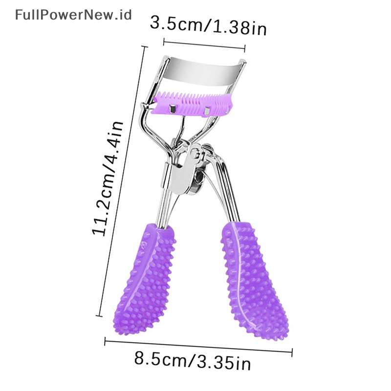 Power Eyelashes Curler with Comb Natural Effect Lash Comb Curler Memisahkan Bulu Mata ID