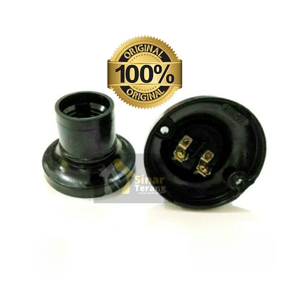 Fitting Plafon Broco/ Ceiling Plafon Model Hitam Broco / Fitting Lampu