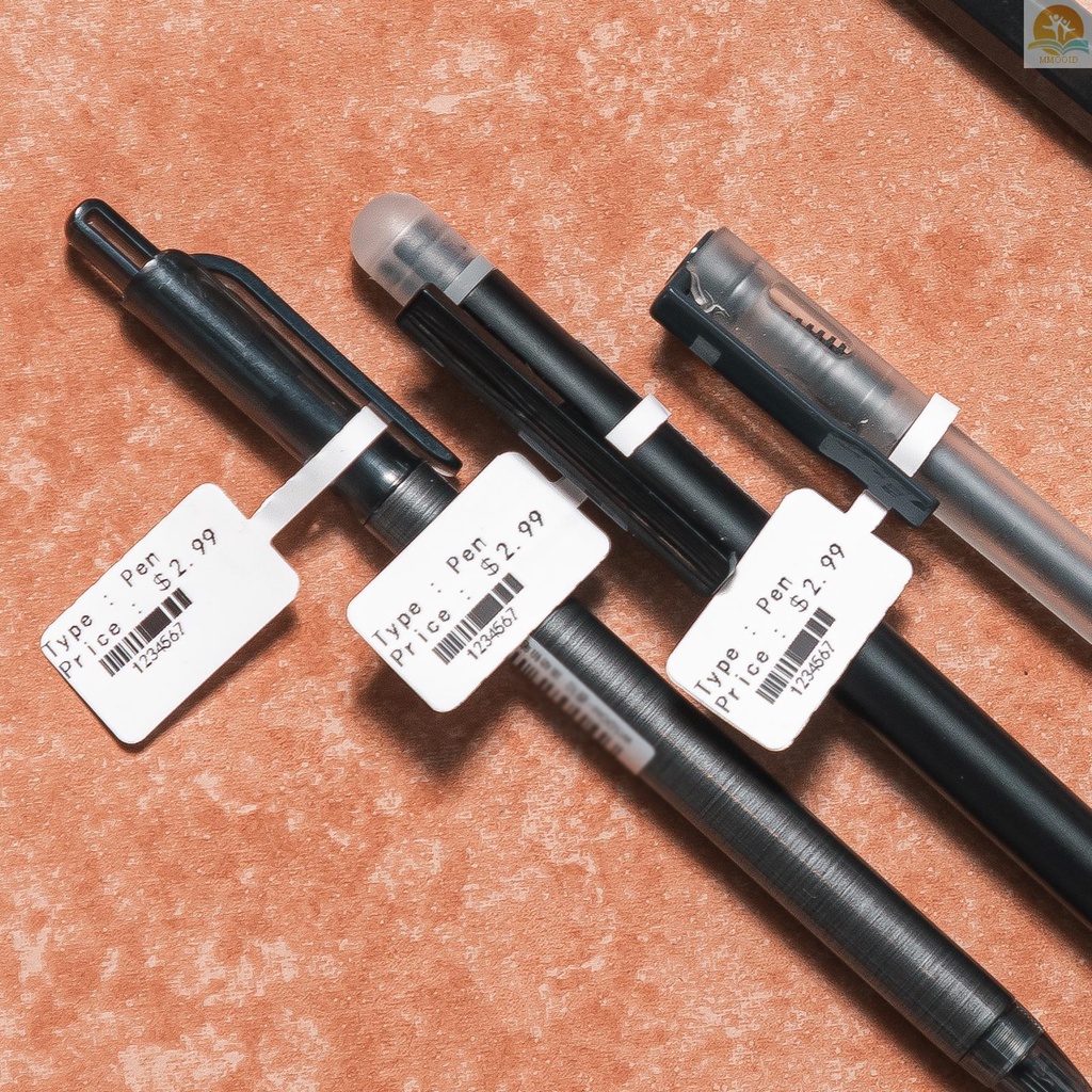 In Stock Niimbot Thermal Transfer Label Skicker Kertas PET Untuk B18 Label Printer Barcode Perhiasan Harga Size Nama Label Kosong Tahan Air Sobek 14x53mm 130sheets /roll Untuk Pr