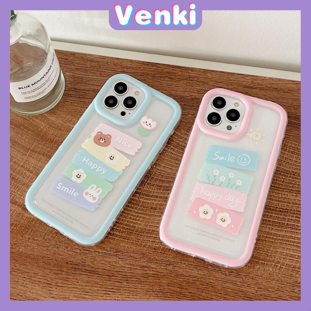 VENKI - Untuk iPhone 11 Case Bening Lembut TPU Bingkai Foto Airbag Ponsel Case Tahan Guncangan Perlindungan Kamera Catatan Tempel Lucu Kompatibel dengan iPhone 14 13 Pro Max iPhone 12 Pro Max XR XS