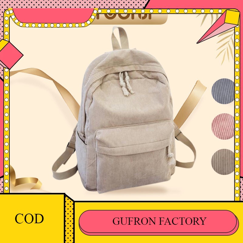 YOOHUI BB015 Tas Ransel Wanita Ransel Korea Backpack Min Tao Bag Fashion Ulzzang Korea Tas Min Tao B