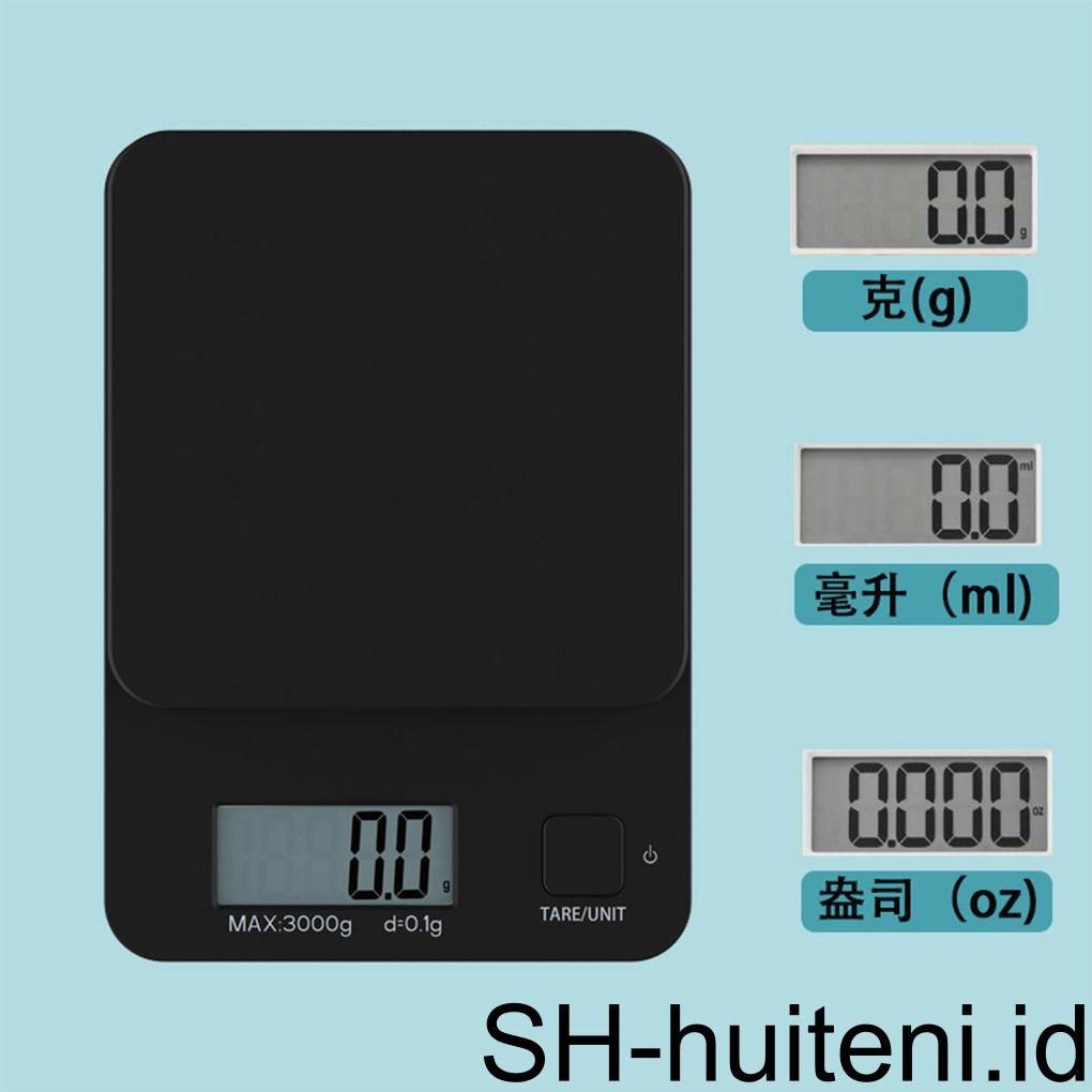 3000g /0 1g Timbangan Elektronik Presisi Tinggi Layar Timbangan Dapur Mini Makanan Weight Balance Akurat Timbang Mengukur Gadget