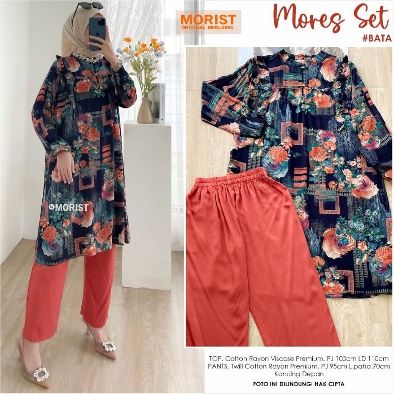 MORES SET ORI MORIST | Ld110 Cotton Rayon Viscose Premium