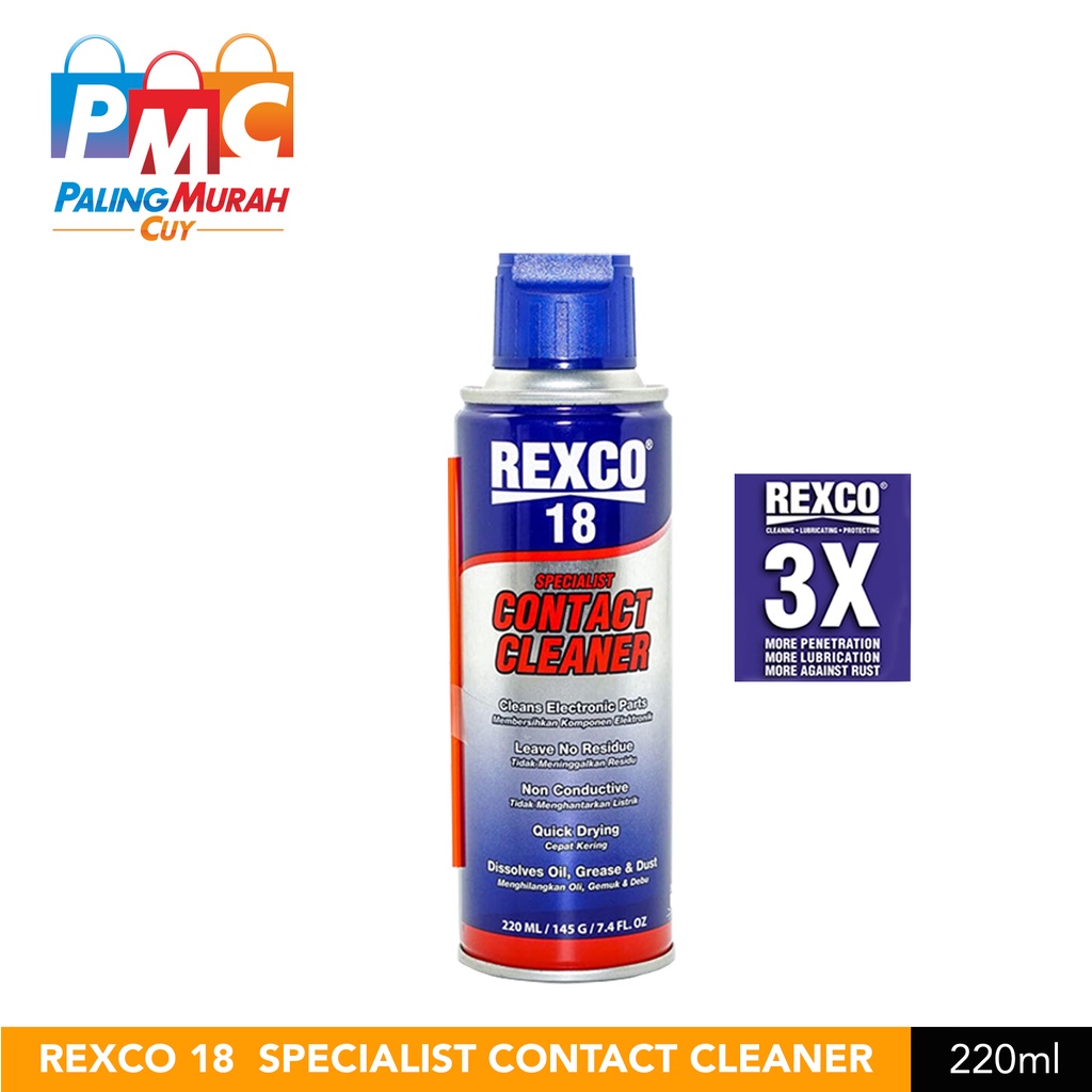 

Rexco 18 Pembersih Elektrik & Elektronik (Contact Cleaner) 220 ML