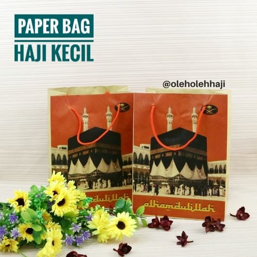 

Paper Bag Haji Kecil / Tas Kertas / Tas Souvenir Haji / Oleh Oleh Haji