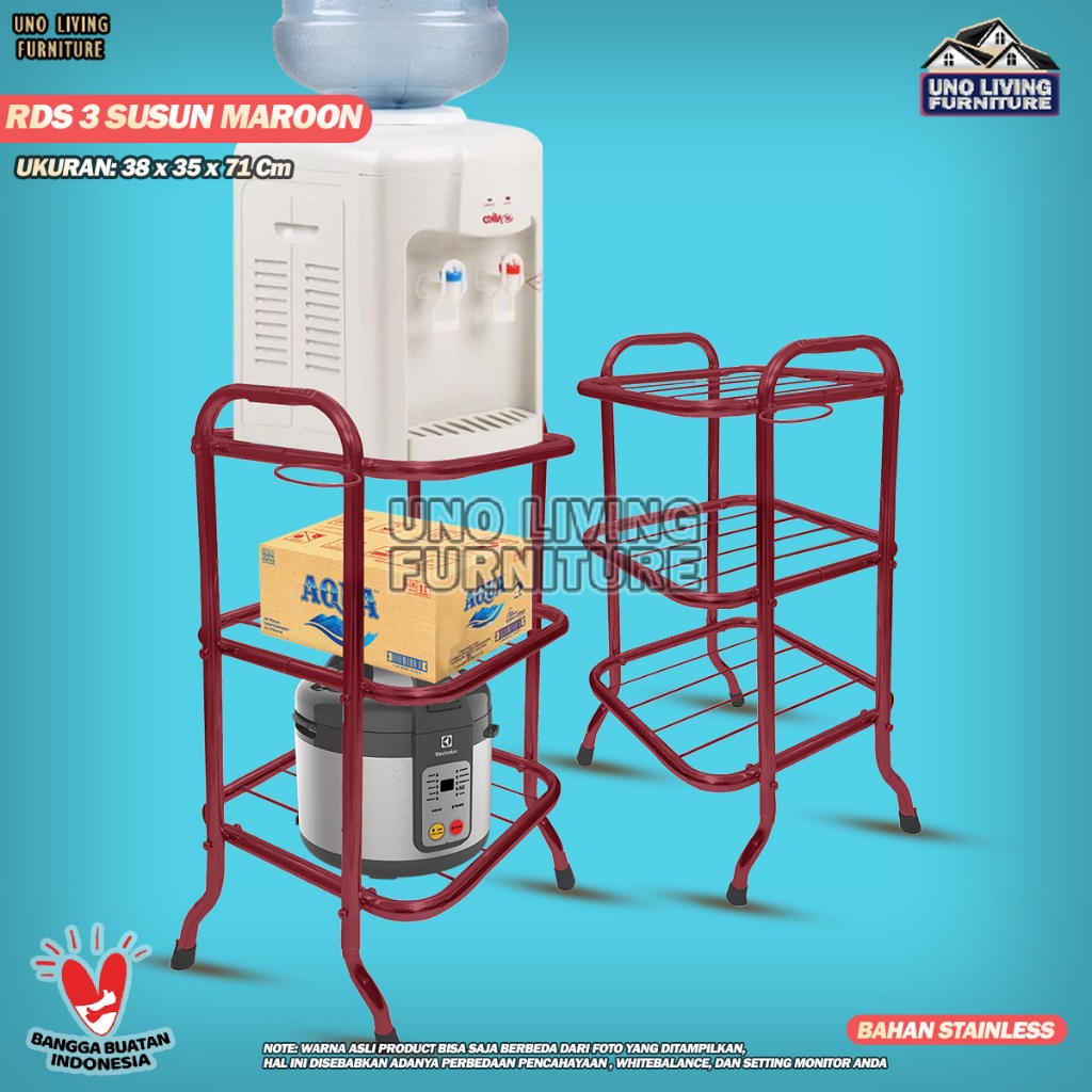 Promo  Rak Dispenser Besi Chrome Rak Dispenser Besi Cat Rak Dispenser 2 Susun Meja Dispenser Air