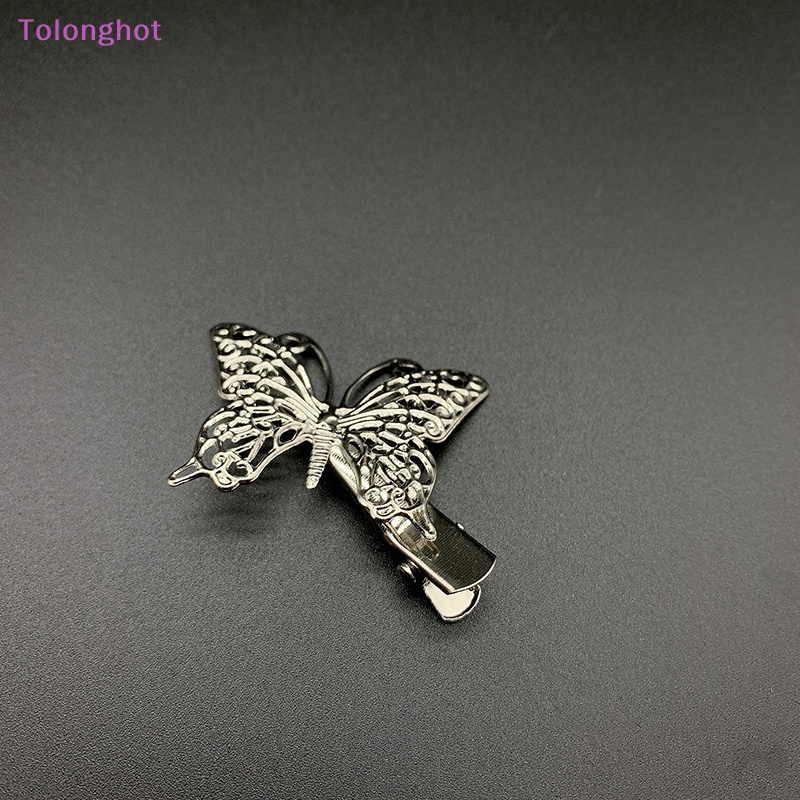 Tolonghot&gt; Vintage Silver Butterfly Jepit Rambut Jepit Untuk Wanita Pernikahan Jepit Rambut Aksesoris Perhiasan well