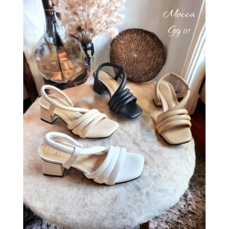 Sepatu Sandal Wanita VS GG 01 sendal wanita hak tahu tali selobong allisa 5cm