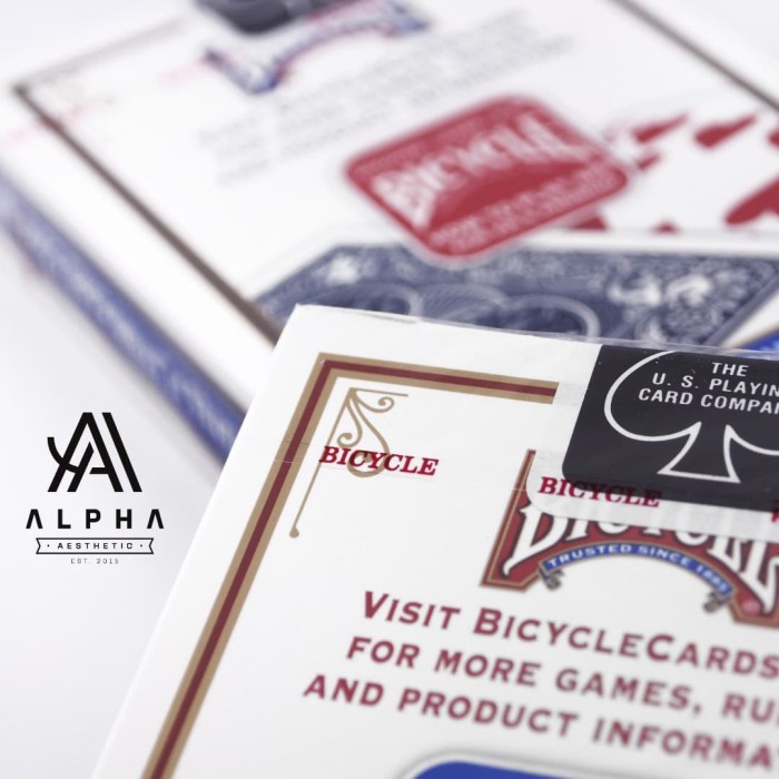 Kartu Remi Bicycle Standard / Bicycle USPC Playing Card Poker USA - Biru