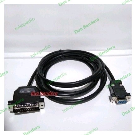 KABEL SERIAL DB9 9 PIN FEMALE TO DB25 25 PIN MALE 10 M ASSEMBLY