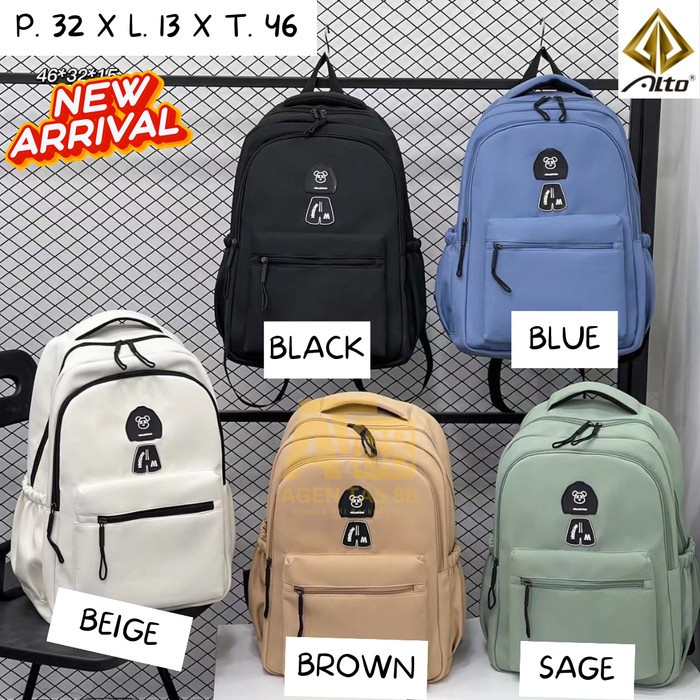 TAS RANSEL SEKOLAH WANITA KOREA IMPORT TAS SEKOLAH ANAK PEREMPUAN SD SMP SMA IMPOR ALTO ORI 41