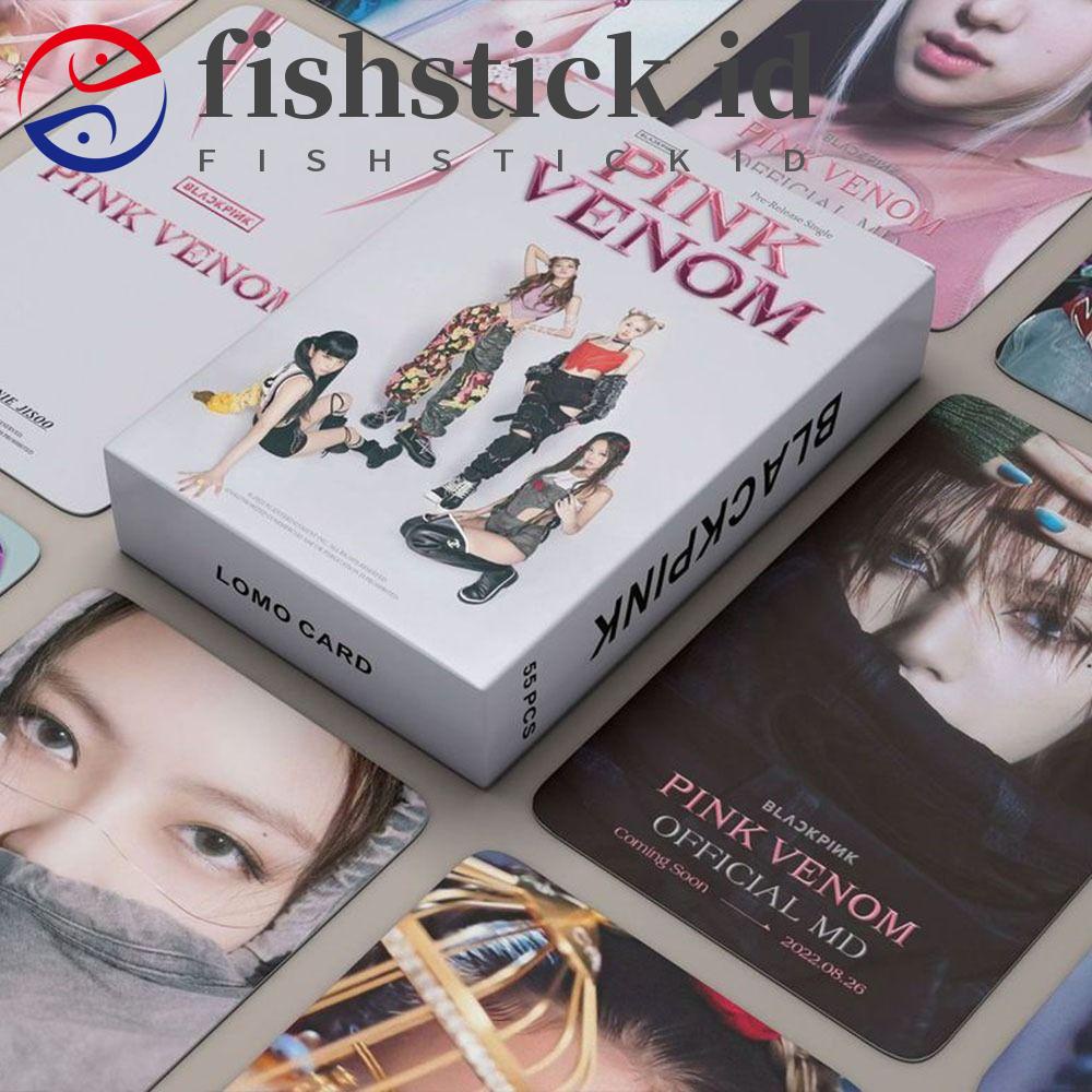 Fishstick Blackpink Postcards Fashion Lisa Jisoo Asrama Cetak Foto Idol Album Kartu HD Koleksi Kartu