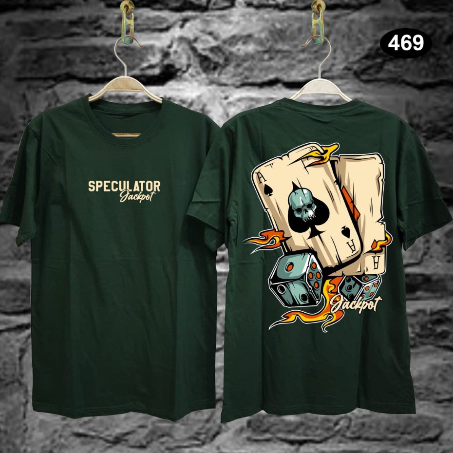 Baju Kaos Distro Tshirt Pria Wanita Keren Lengan Pendek Boneka Never Give Up Hitam Putih Terbaru Mot