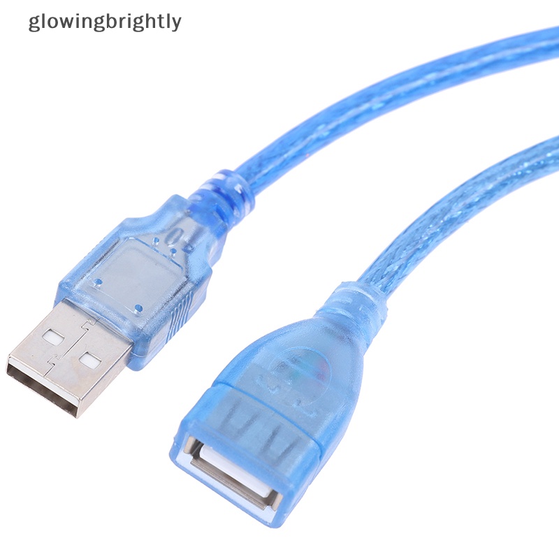 [glowingbrightly] 1pc USB 2.0 Extension Extender Cable Male to Female Cord Adapter 0.3 /0.5 /1.5 /2M TFX