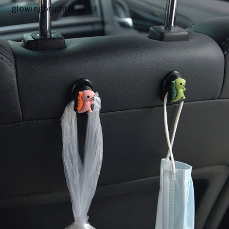 [glowingbrightly] Mini Car Hooks Organizer Storage Universal Gantungan Pengait Belakang Kursi Kartun Mobil TFX