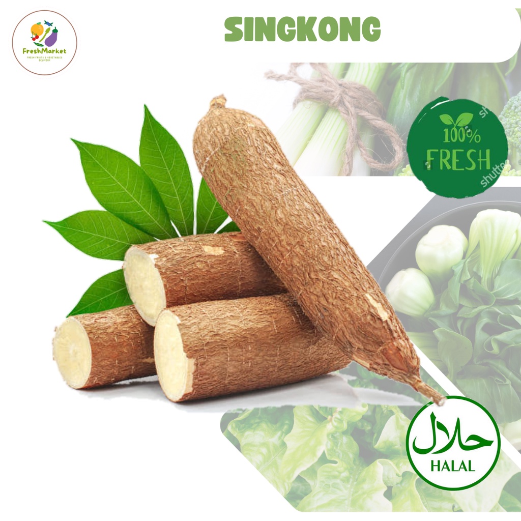 

Singkong Kupas Segar 1 Kg Freshmarketlampung