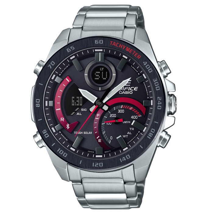 Casio Edifice ECB-900DB-1A - Jam Tangan Pria Original - Merah
