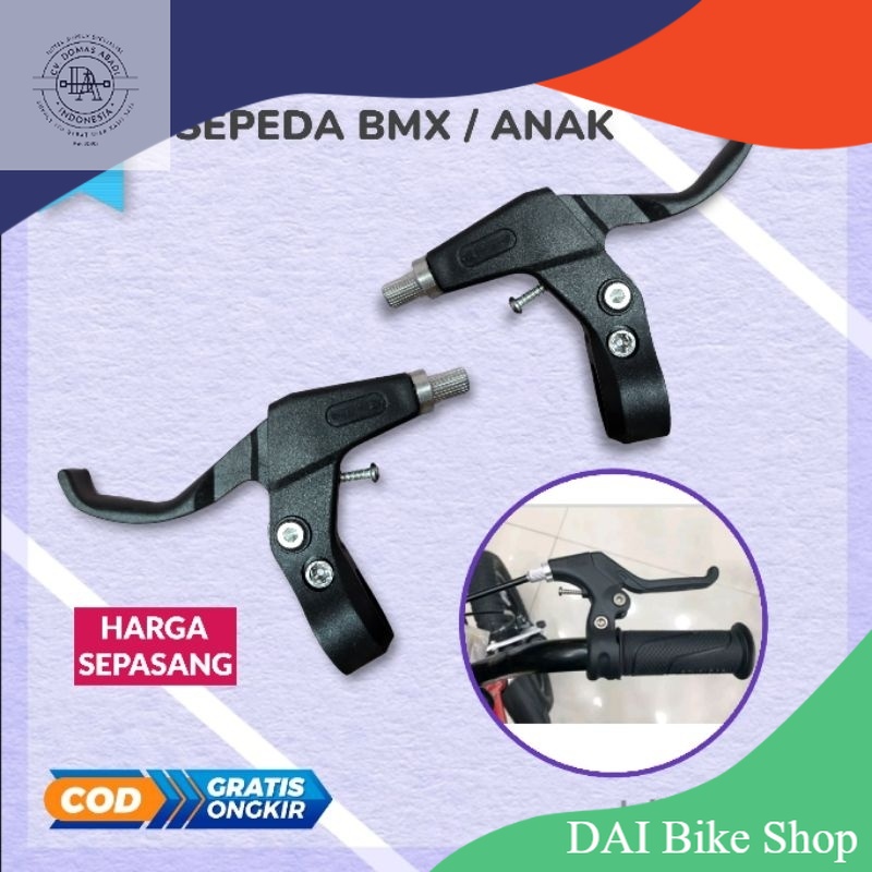 Sepasang Handle rem sepeda anak 12 16 18 20 inch bmx handel lipat mini hendel inchi