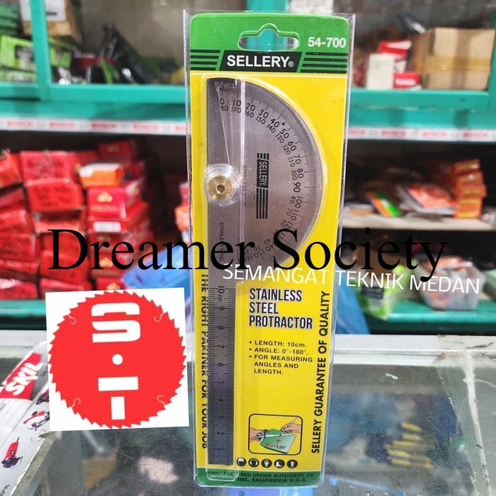 

Berkualitas ALAT PENGGARIS UKUR SUDUT COMBI BUSUR DERAJAT PROTACTOR RULER SELLERY CDB632