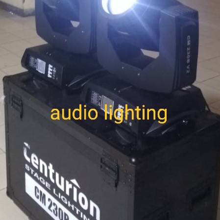 Centurion CM230Bv2, adalah Lampu Moving Head Beam. Bohlam 7R