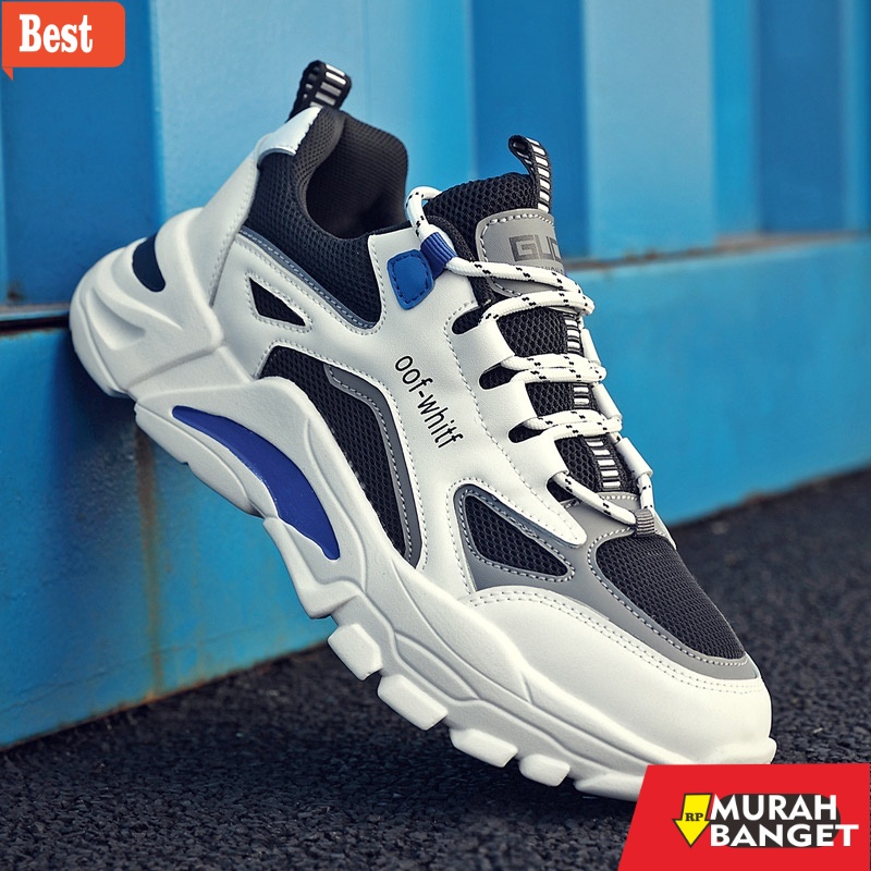 Sneakers pria terbaru- Sepatu Sneakers Pria Panarybody JB601 Sepatu Kasual Pria Korean Style Sepatu 