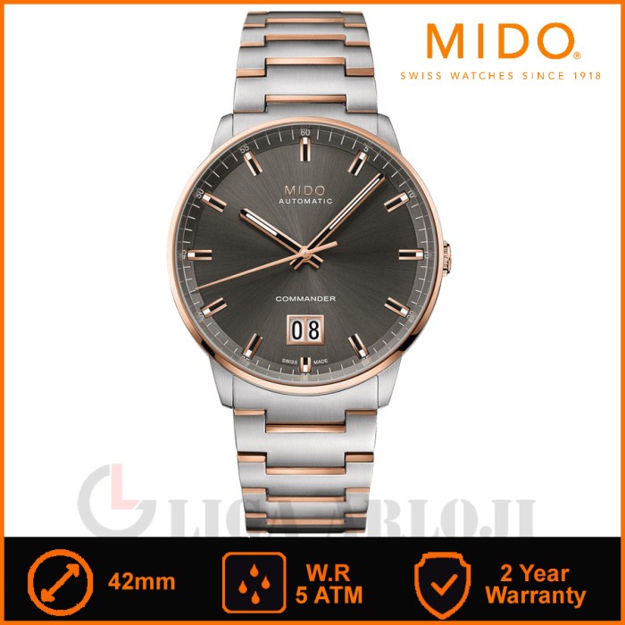 MIDO M021.626.22.061.00 - Commander Big Date Jam Tangan Pria Automatic
