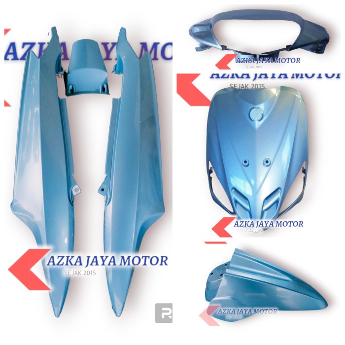 Body Halus Mio Sporty Biru Telor Asin 2005 - strip kembang