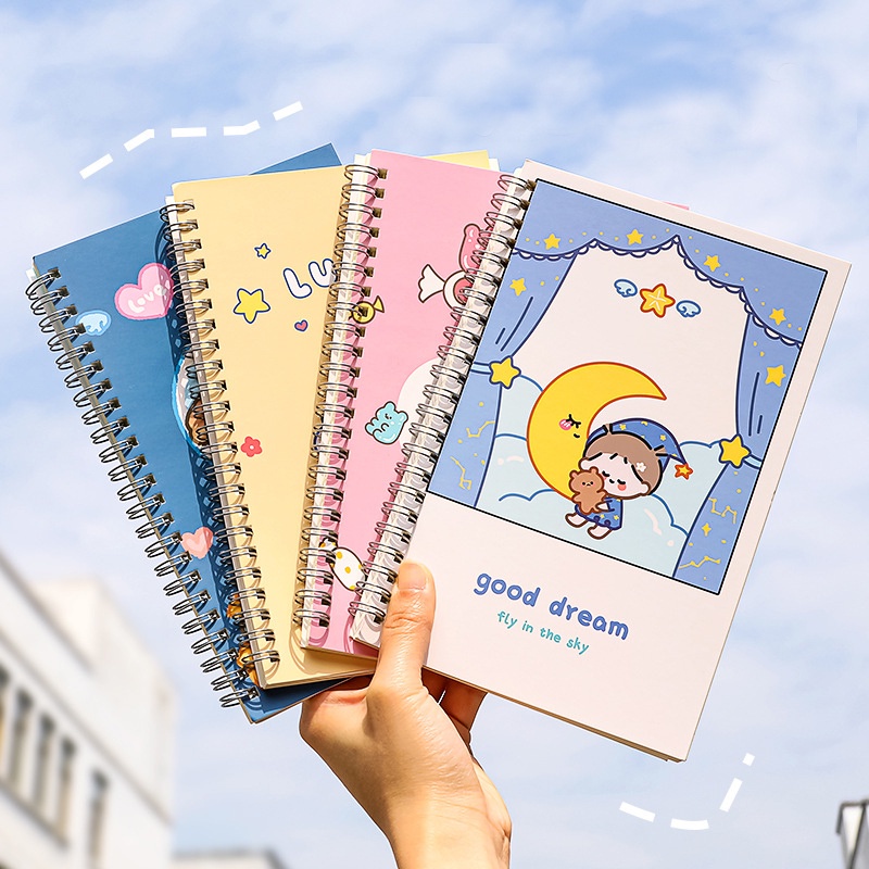 

BUKU TULIS RING MOTIF A5 / BUKU CATATAN RING UKURAN A5 AESTHETIC LUCU LG