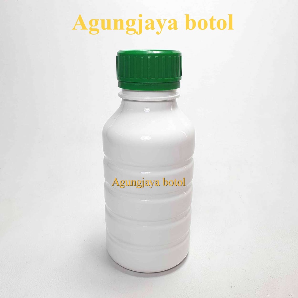 Botol Plastik PS 500 ml Putih Segel Kecil / Botol Plastik / Botol Pupuk Putih / Botol Pupuk / Botol 
