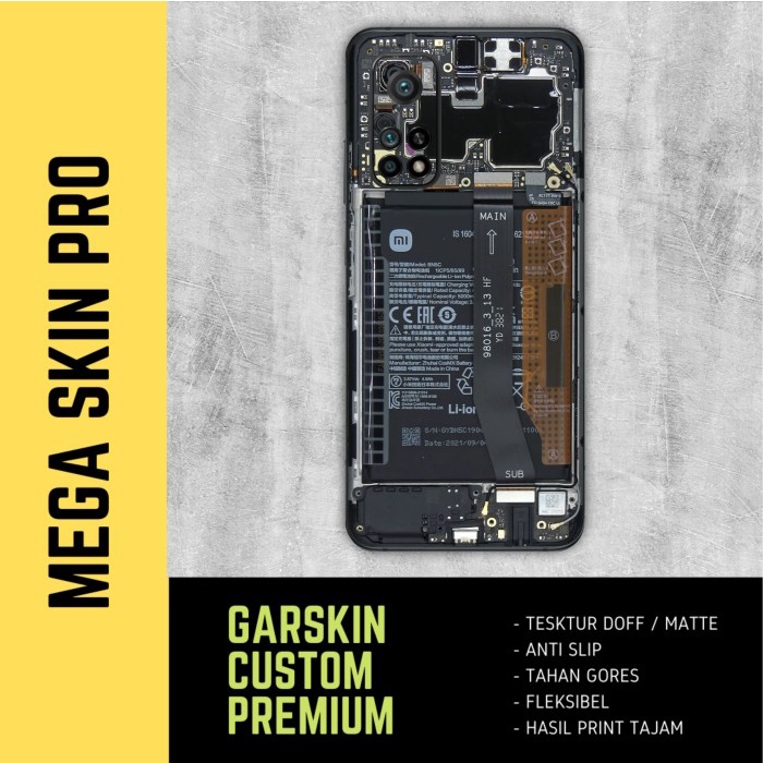 Skin Xiaomi Mi 10T Mi 10T Pro Fullbody - isi 2 buah - mesin