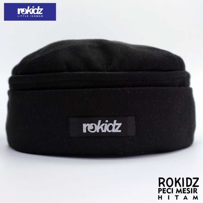 Promo Best Seller PECI MESIR ANAK / TOPI ANAK / PECI LIPAT - Hitam