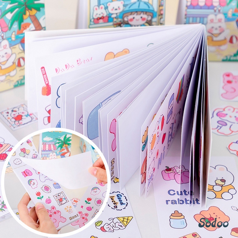 

Buku Bahan Stiker Buku Gambar Stiker Lucu Buku Bahan Stiker Bahan Stiker Siswa DIY - SO