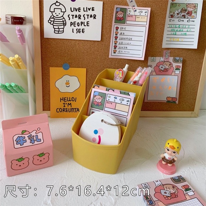 

Mainan Permainan Toys Kado Ulang Tahun Anak Laki Perempuan cute macaroon desk organizer meja imut kawaii tempat pen make up Import Murah