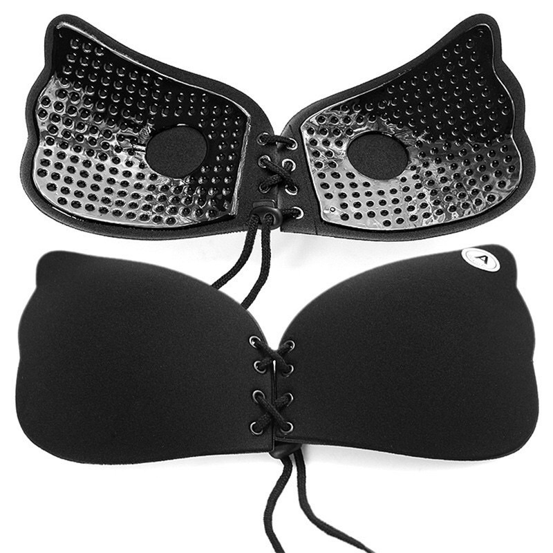 [LADIES UNDERWEAR] LALABRA ANGEL BRA INVISIBLE BRA BH tanpa tali NUBRA PUSH UP NU BRA / wing bra / F