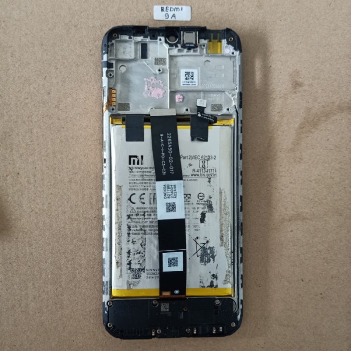 Lcd Redmi 9a Nyala Normal Original Copotan
