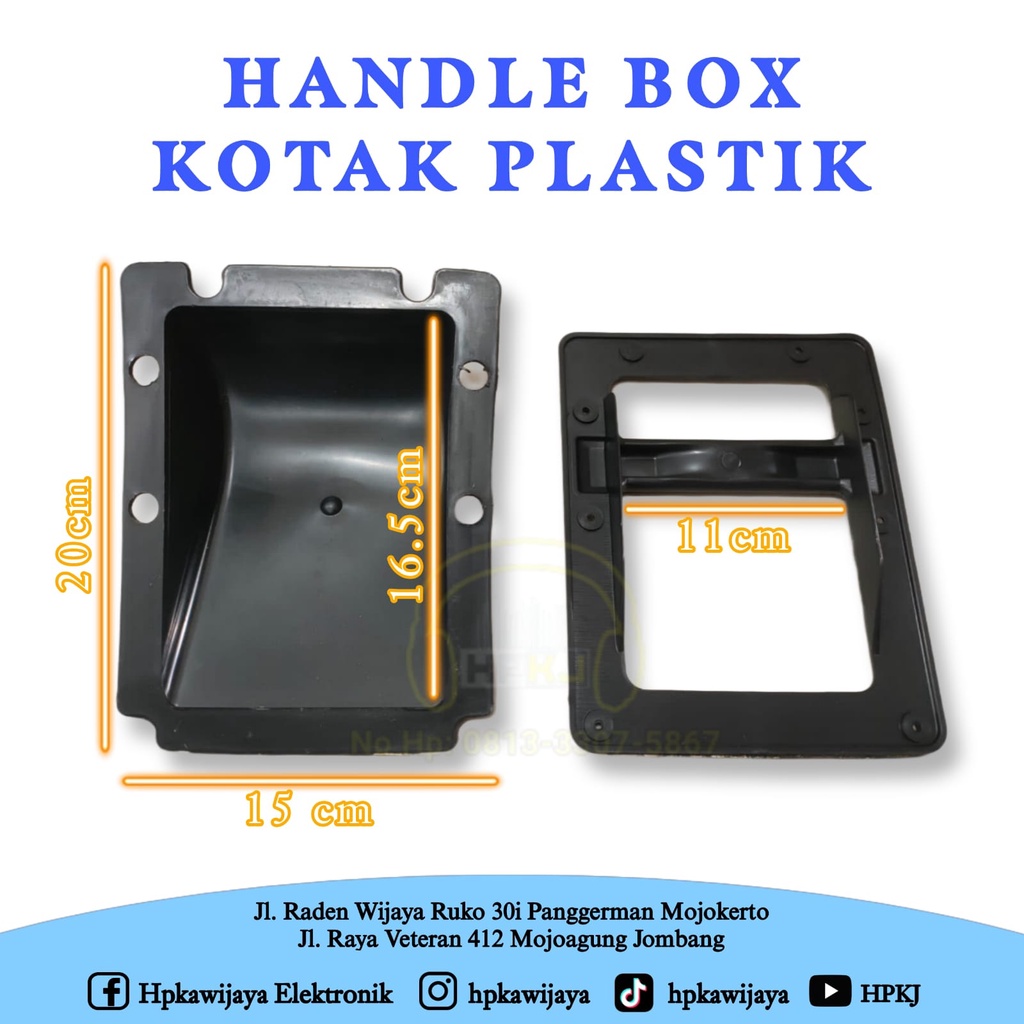 ( 2PCS )HANDLE BOX SPEAKER KOTAK BESAR PLASTIK handel box speaker plastik kotak besar