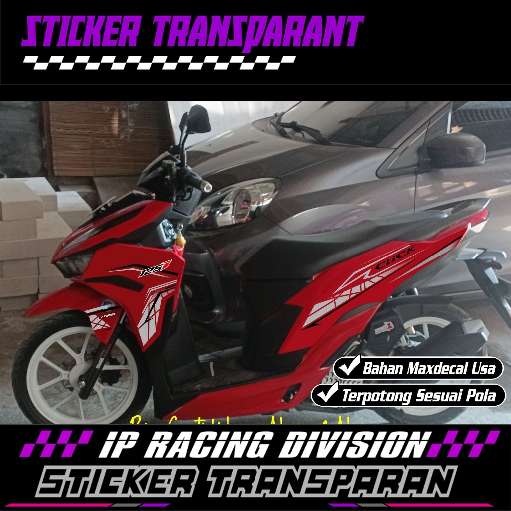 STIKER VARIO NEW 125 - STRIPING STIKER VARIO NEW 125 2023 CLICK TRANSPARAN UV BISA CUSTOM